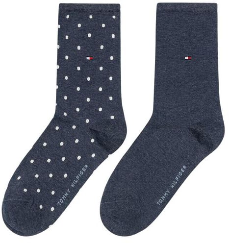 Tommy Hilfiger Tommy Hilfiger Blue Cotton Socks Blauw