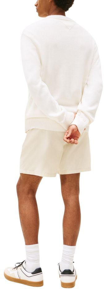 Tommy Hilfiger Jeans Cream Recycled Cotton Sweatshirt Grijs