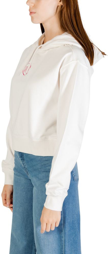 Tommy Hilfiger Jeans Cream Recycled Cotton Hoodie Beige
