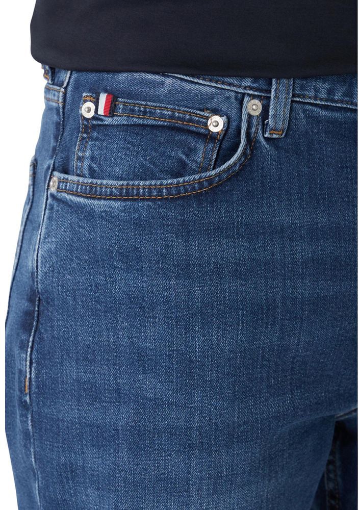 Tommy Hilfiger Blue Recycled Cotton Relaxed Fit Jeans Blauw