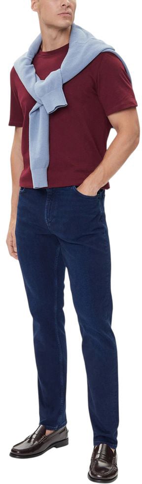 Tommy Hilfiger Blue Recycled Cotton Relaxed Fit Jeans Blauw