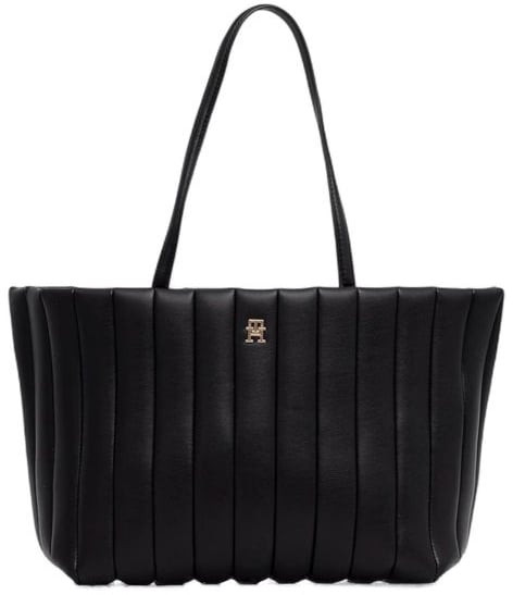 Tommy Hilfiger Tommy Hilfiger Black Polyethylene Handbag Zwart