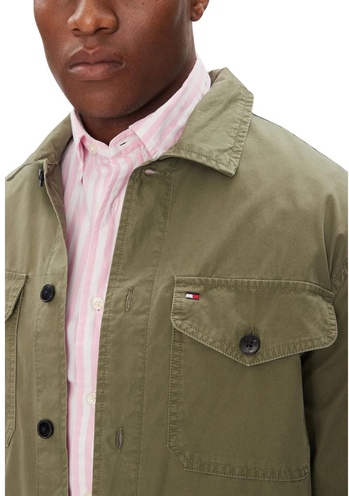 Tommy Hilfiger Bicolor Recycled Cotton Coat Divers