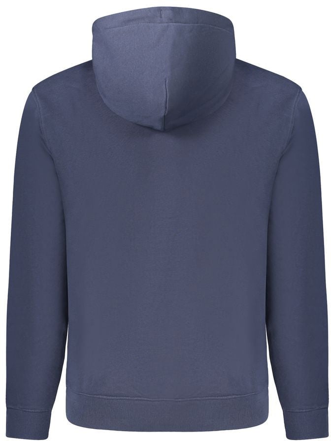 Tommy Hilfiger Blue Cotton Men's Hoodie Sweatshirt Grijs