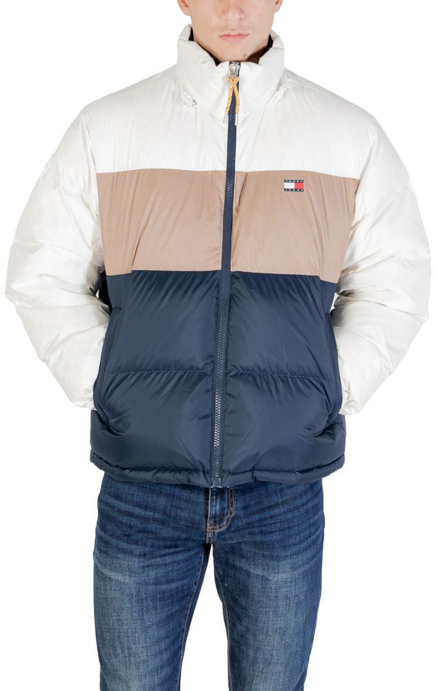 Tommy Hilfiger Jeans Cream Recycled Polyester Bomber Beige