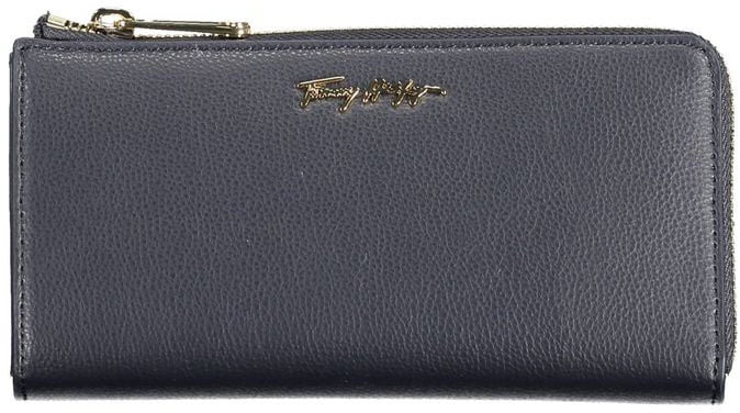 Tommy Hilfiger Tommy Hilfiger Blue Polyurethane Women Wallet Blauw