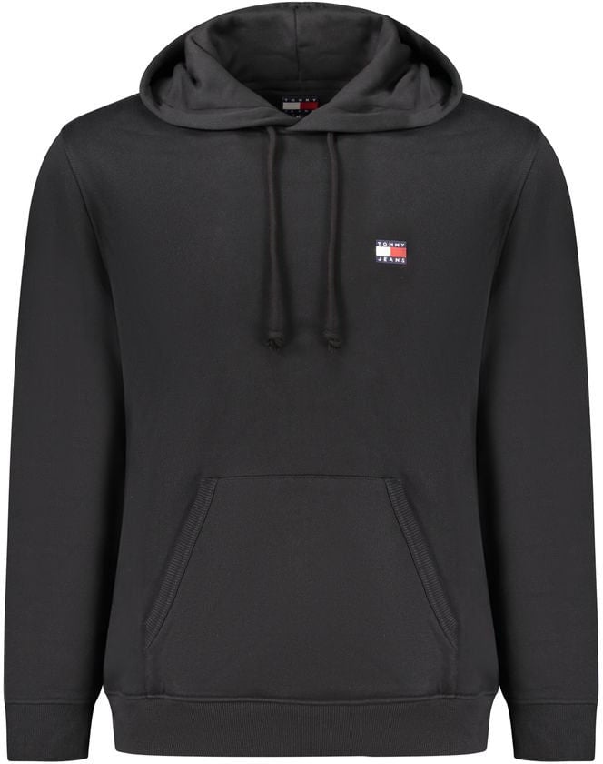 Tommy Hilfiger Tommy Hilfiger Black Cotton Men's Hoodie Zwart