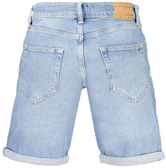 Tommy Hilfiger Azzurro Cotton Men's Short Blauw