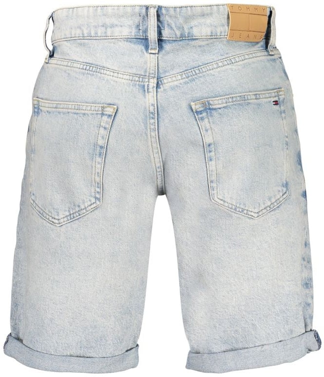 Tommy Hilfiger Azzurro Cotton Men's Short Blauw