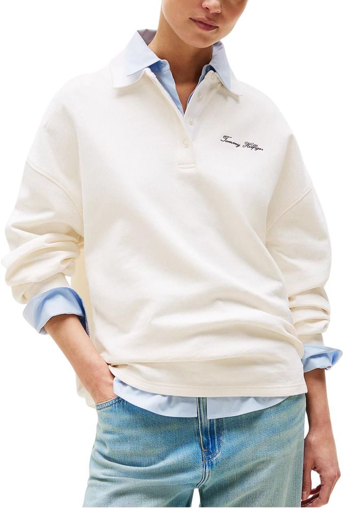 Tommy Hilfiger Beige Polyamide Sweatshirt Beige