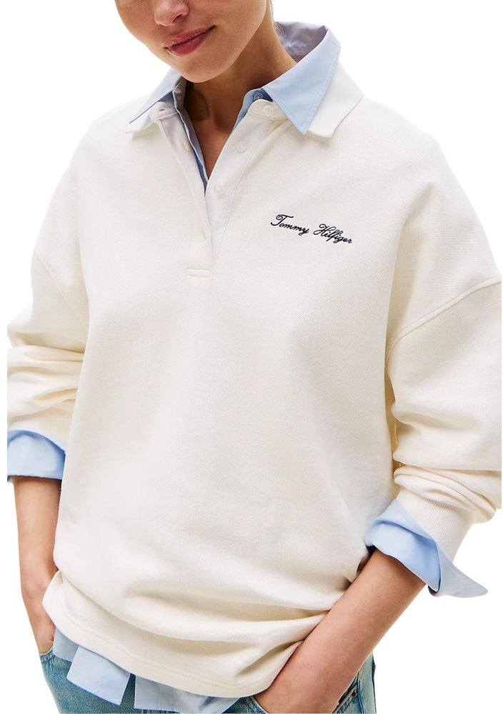 Tommy Hilfiger Beige Polyamide Sweatshirt Beige
