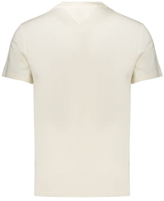 Tommy Hilfiger Bianco Cotton Men's T-Shirt Wit