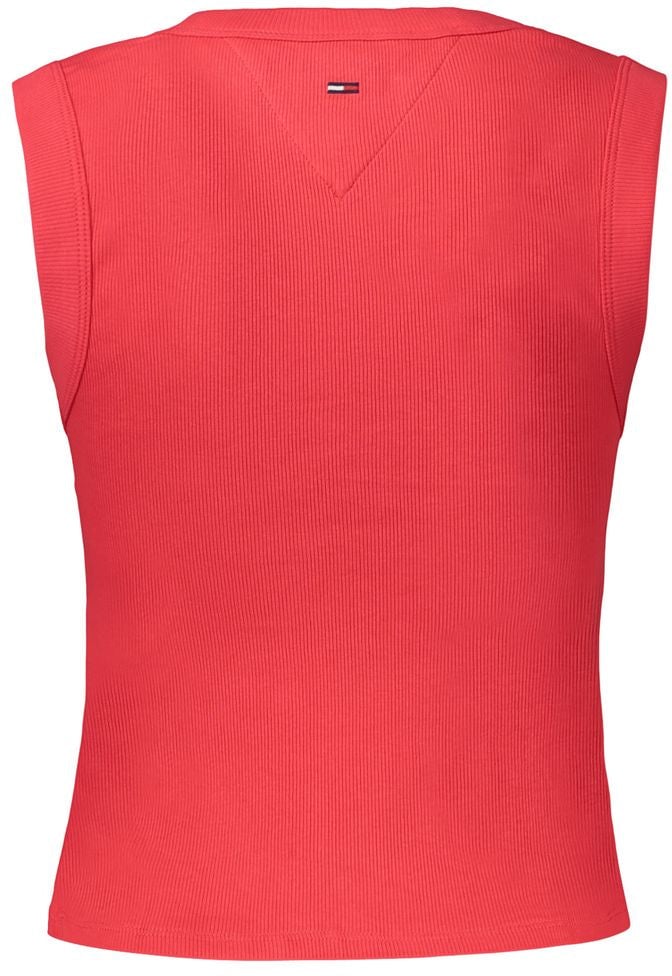 Tommy Hilfiger Red Cotton Women's Tank Rood