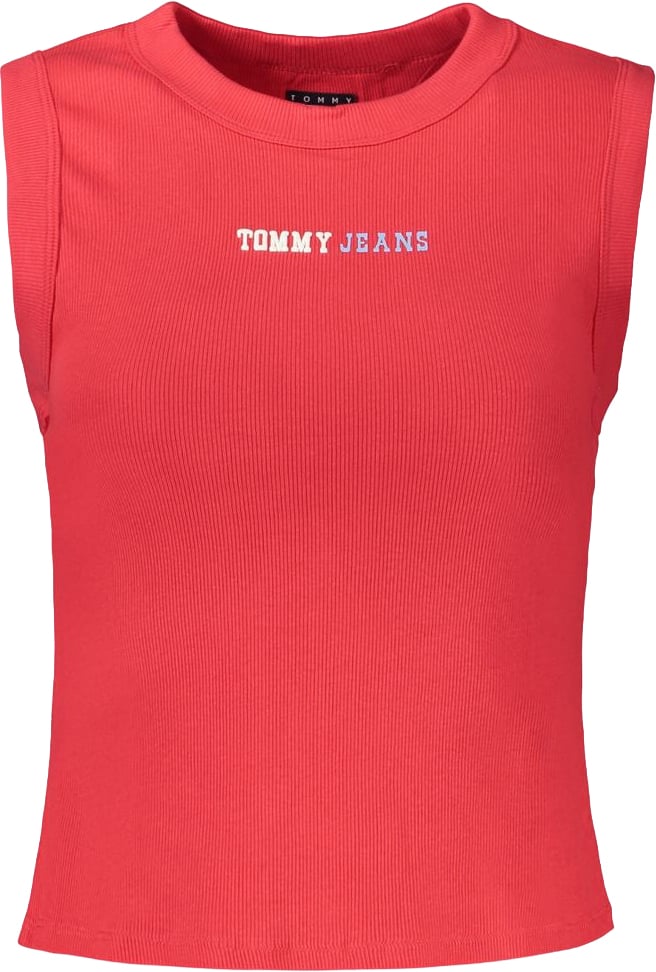 Tommy Hilfiger Red Cotton Women's Tank Rood