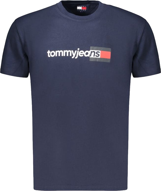 Tommy Hilfiger Blu Cotton Mens T-Shirt Grijs
