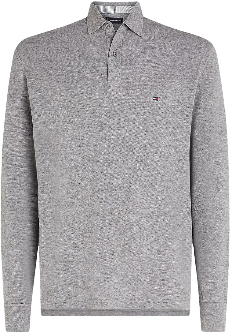 Tommy Hilfiger Tommy Hilfiger 1985 Regular LS Polo Grijs