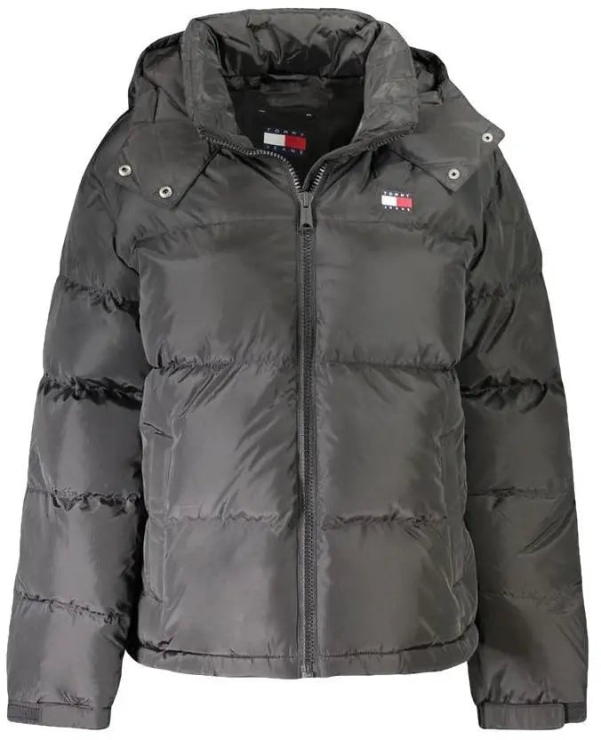 Tommy Hilfiger Tommy Hilfiger Alaska Black Polyester Women Puffer Jacket Dierenprint