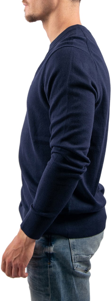 Tommy Hilfiger Tommy Hilfiger Pima Org Ctn Cashmere Crew Neck Blauw