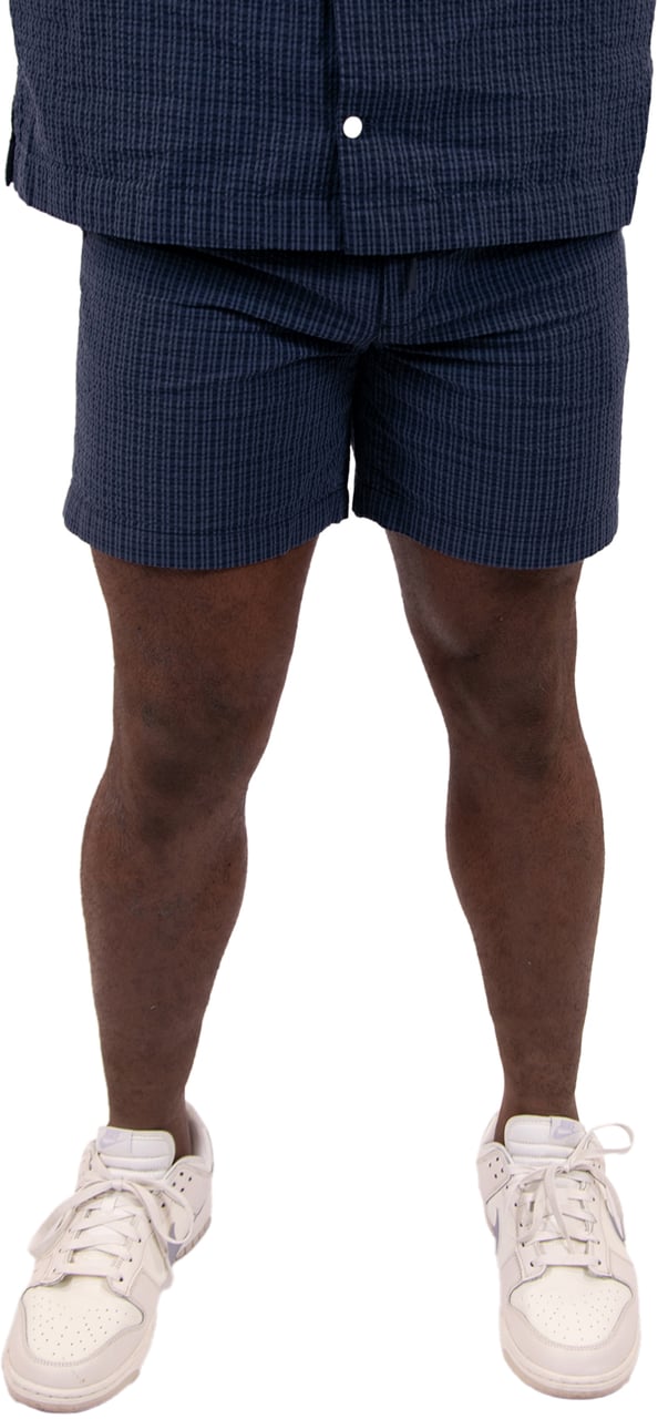 Tommy Hilfiger Dover 6 PO Seersucker Blauw