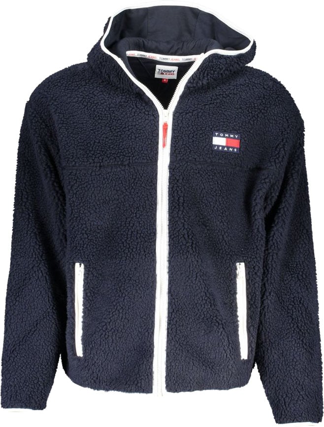 Tommy Hilfiger Blue Polyester Men's Jacket Blauw