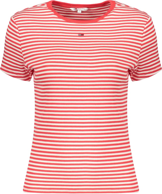 Tommy Hilfiger Red Cotton Women's T-Shirt Rood
