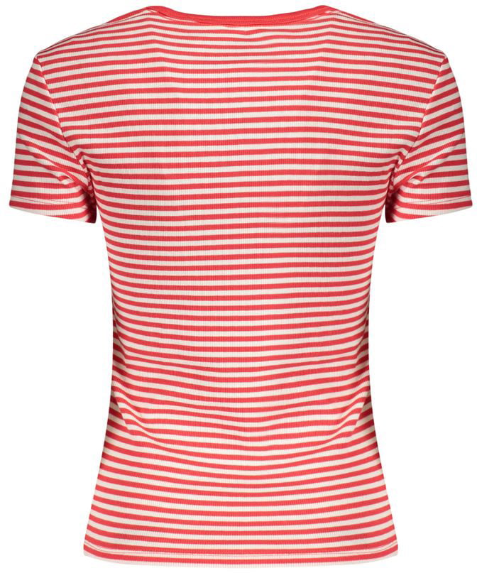 Tommy Hilfiger Red Cotton Women's T-Shirt Rood