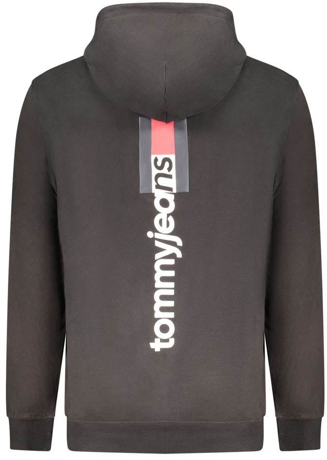 Tommy Hilfiger Black Cotton Men's Sweatshirt Zwart