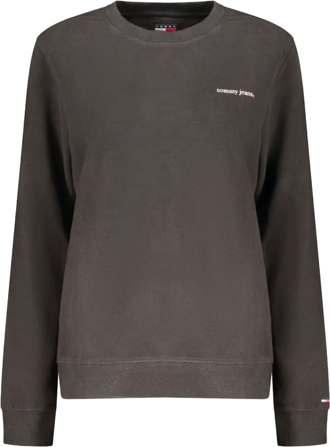 Tommy Hilfiger Black Cotton Women's Sweatshirt Wit