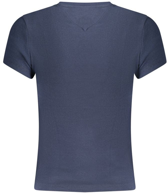 Tommy Hilfiger Blue Cotton Women's T-Shirt Blauw