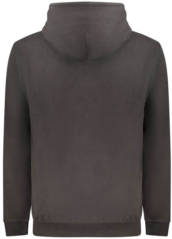 Tommy Hilfiger Black Cotton Men's Sweatshirt Zwart