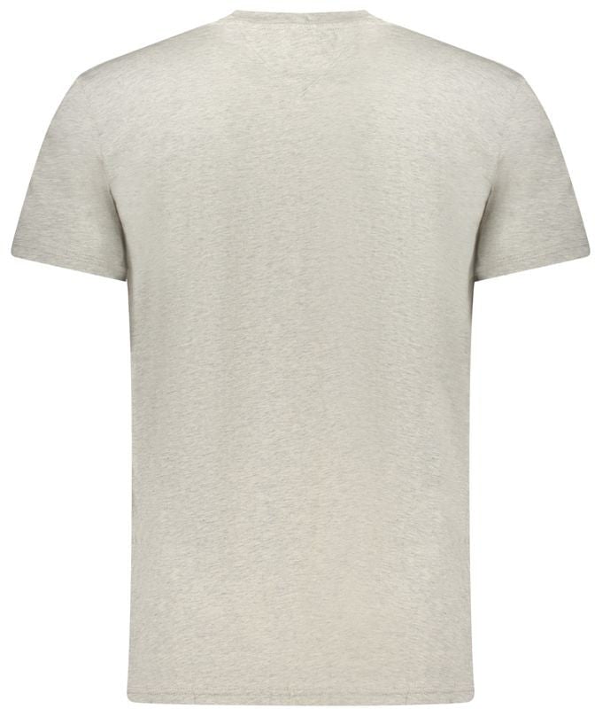 Tommy Hilfiger Grigio Cotton Men's T-Shirt Grijs