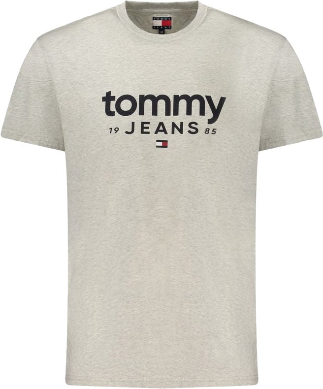 Tommy Hilfiger Grigio Cotton Men's T-Shirt Grijs