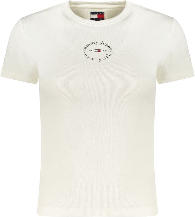 Tommy Hilfiger Bianco Cotton Women T-Shirt Wit