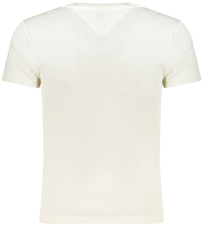 Tommy Hilfiger Bianco Cotton Women T-Shirt Wit