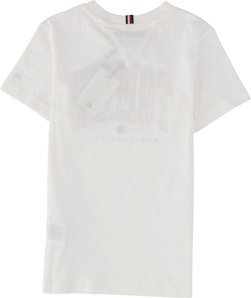 Tommy Hilfiger TROPICAL VARSITY TEE S/S Wit