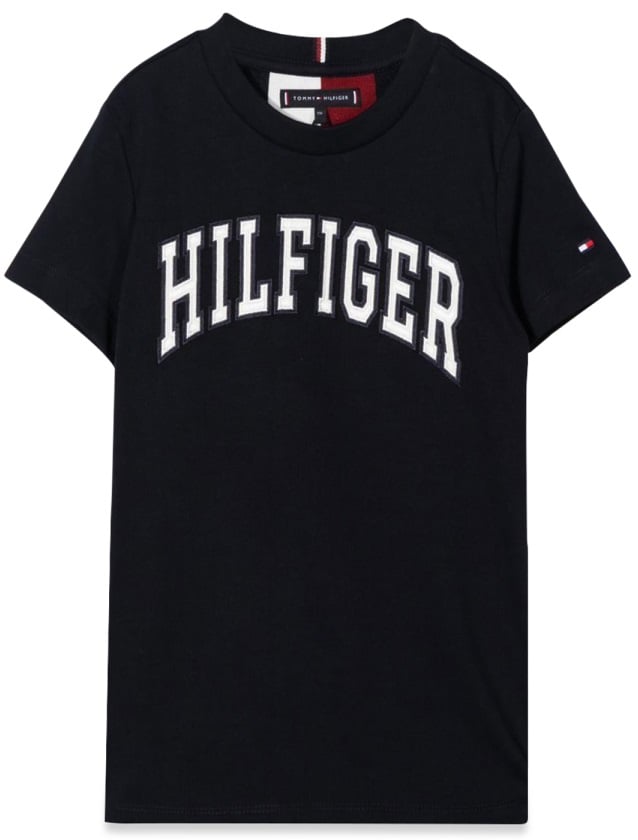 Tommy Hilfiger M/C VARSITY T-SHIRT Blauw