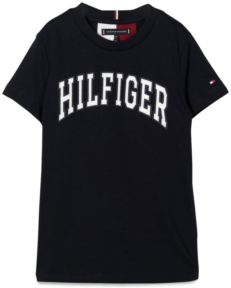 Tommy Hilfiger M/C VARSITY T-SHIRT Blauw