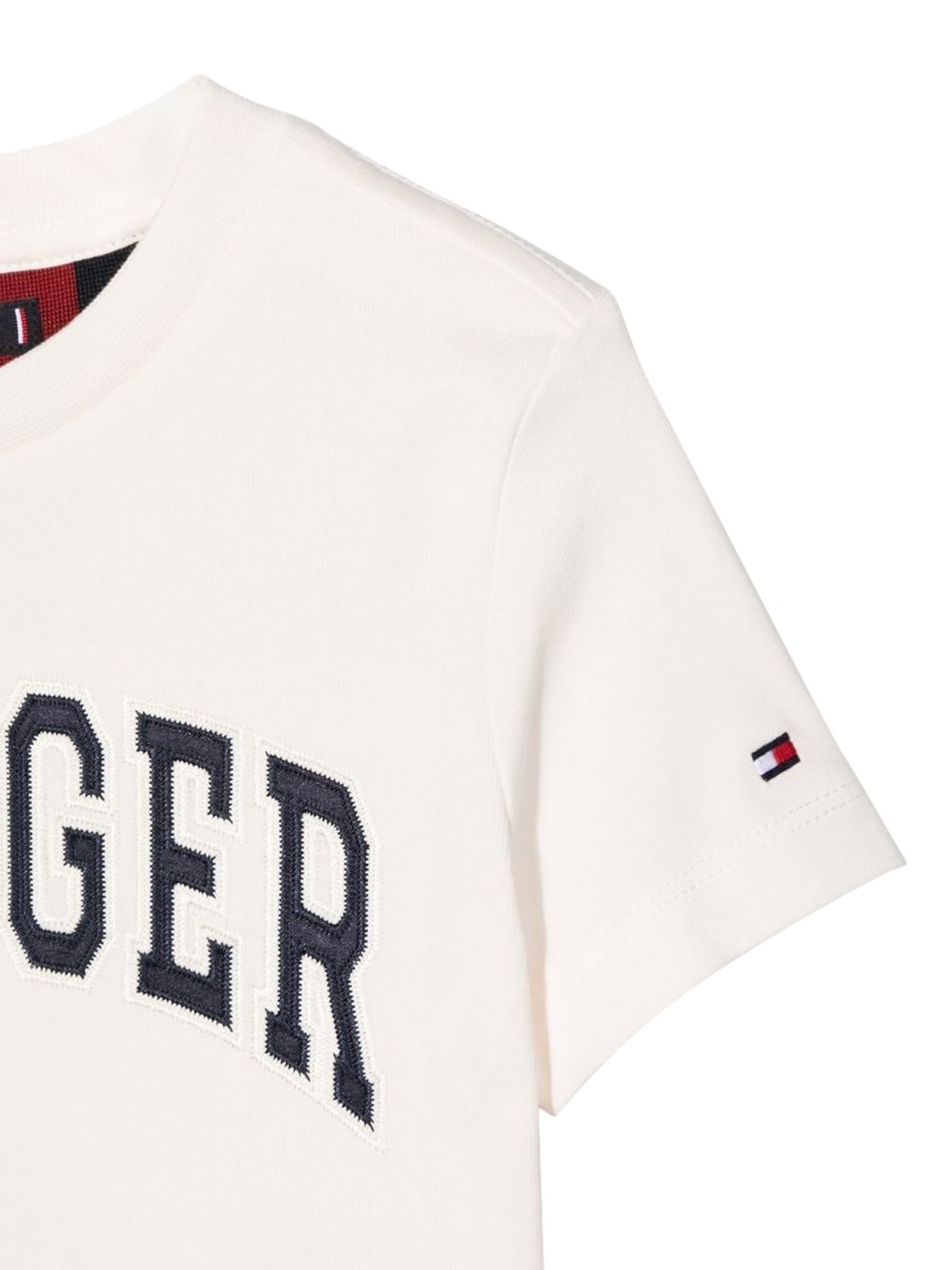 Tommy Hilfiger M/C VARSITY T-SHIRT Wit