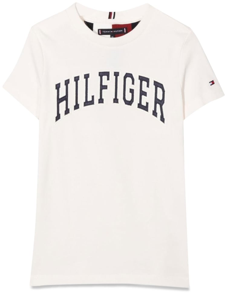 Tommy Hilfiger M/C VARSITY T-SHIRT Wit