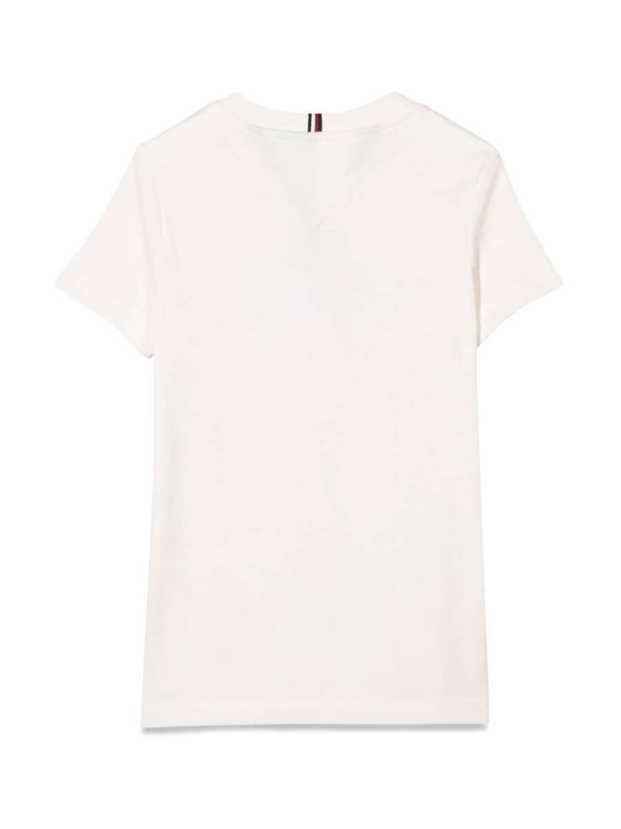 Tommy Hilfiger M/C VARSITY T-SHIRT Wit