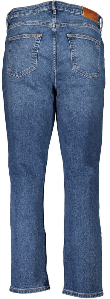 Tommy Hilfiger Blue Cotton Women Jeans Blauw