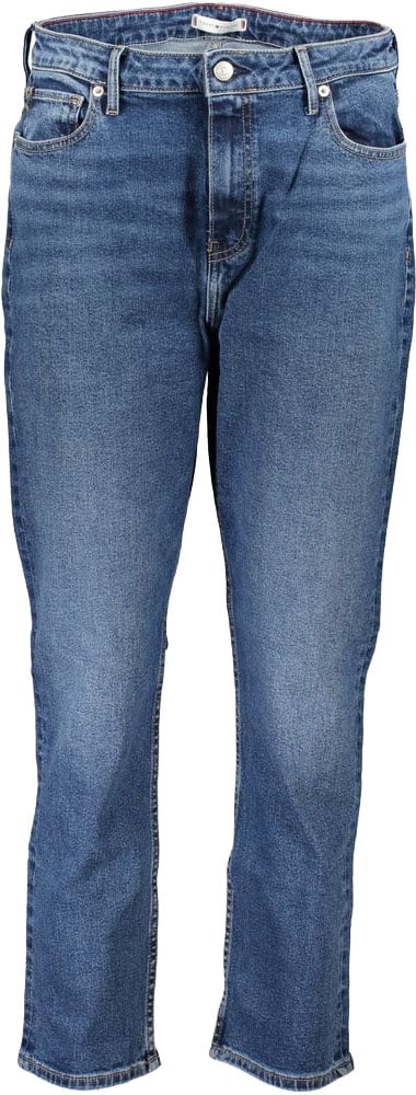 Tommy Hilfiger Blue Cotton Women Jeans Blauw