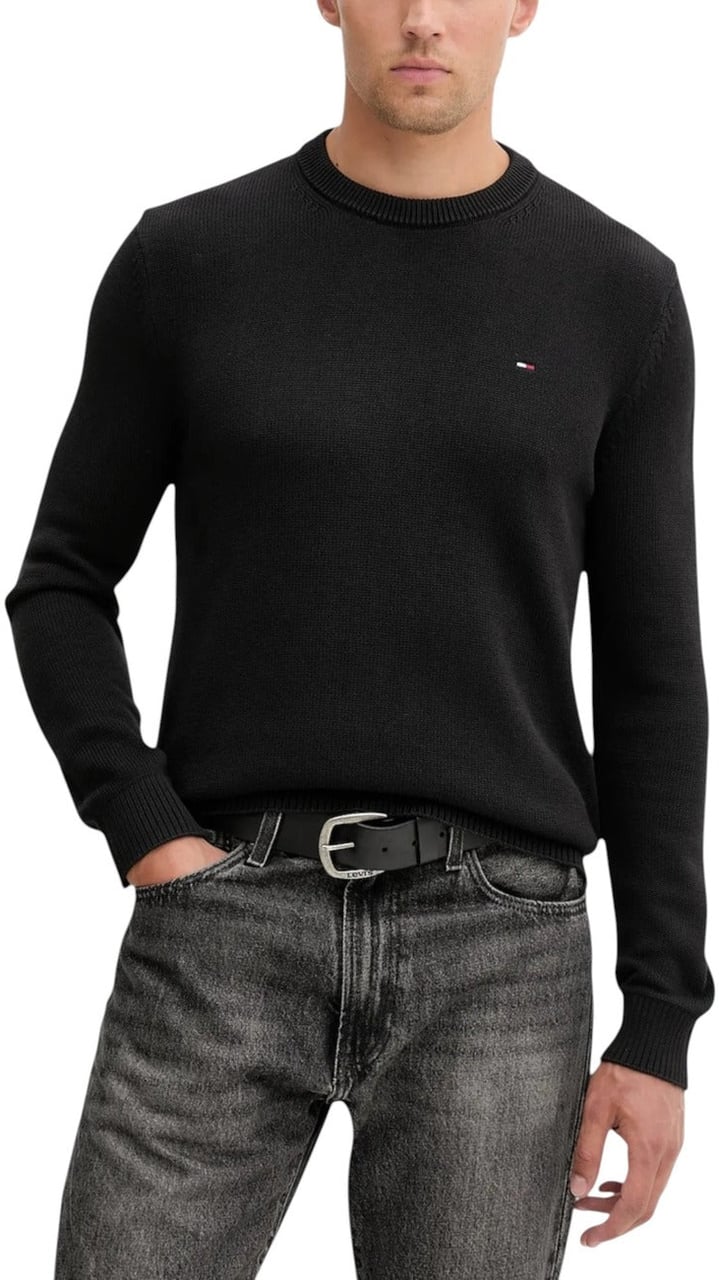 Tommy Hilfiger Jeans Men Knitwear Zwart