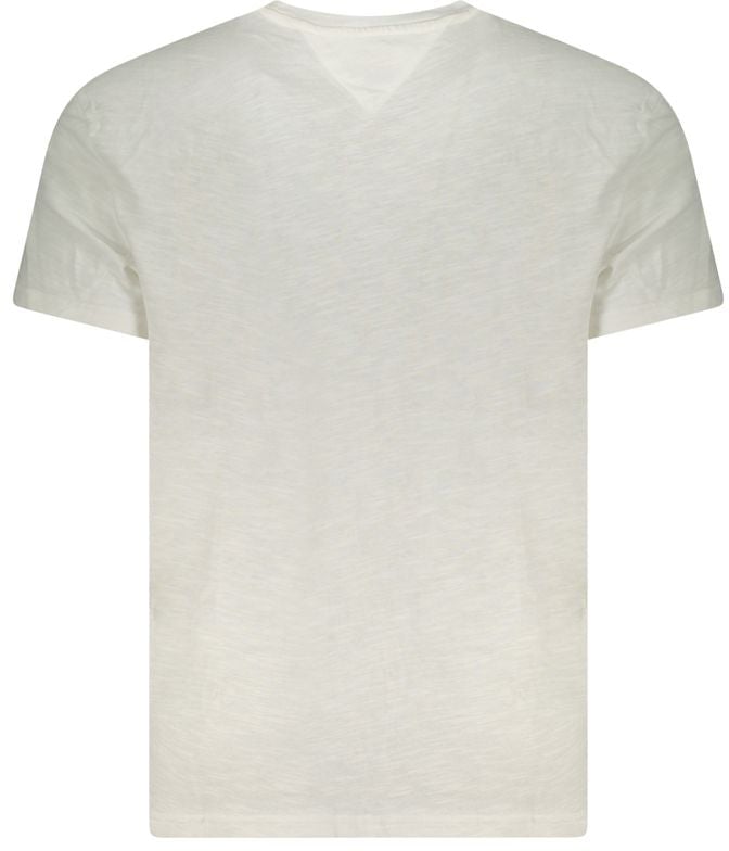 Tommy Hilfiger Bianco Cotton Men Shirt Wit