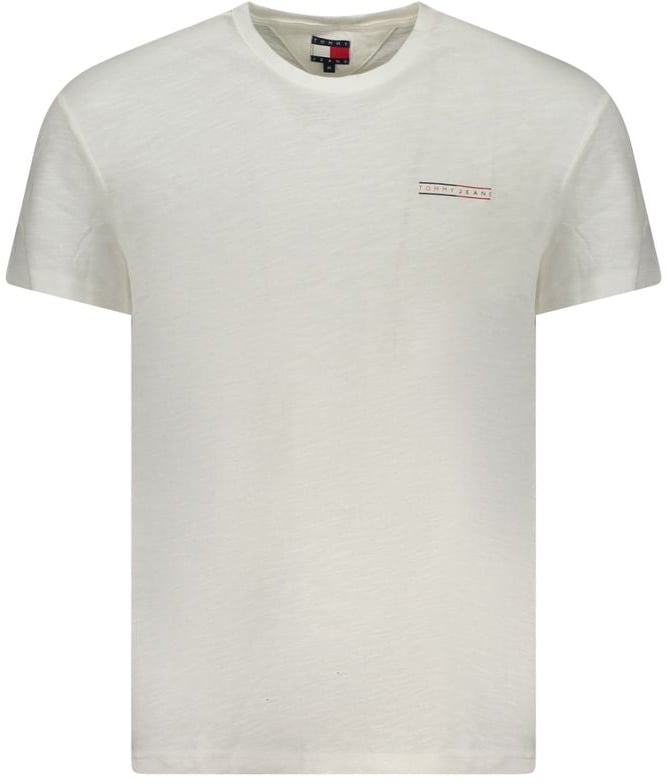 Tommy Hilfiger Bianco Cotton Men Shirt Wit