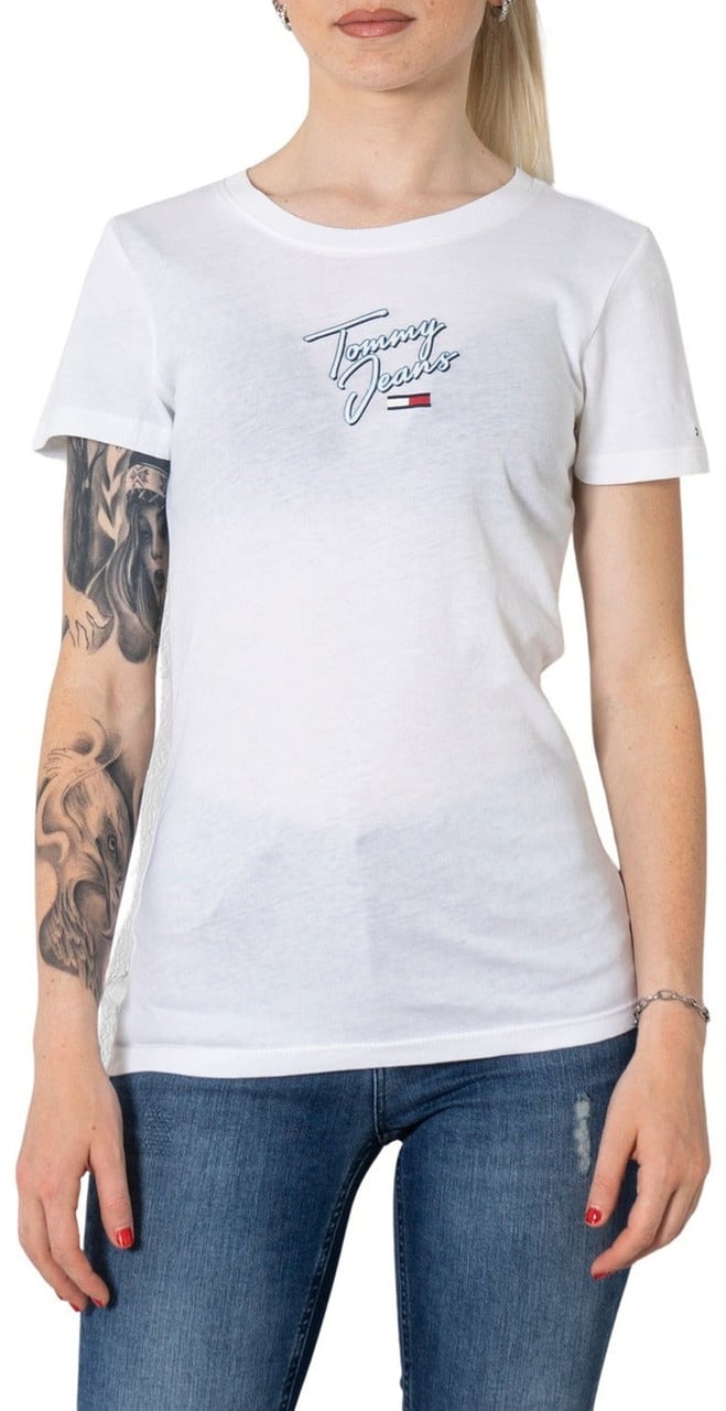 Tommy Hilfiger Jeans Women T-Shirt Wit