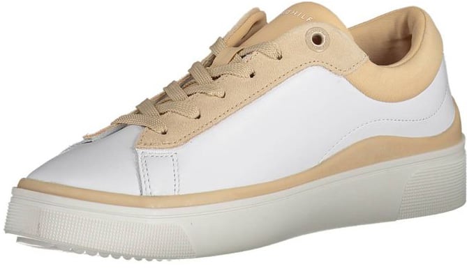 Tommy Hilfiger Bianco Polyester Women Sneaker Wit