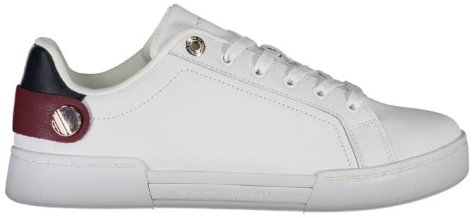 Tommy Hilfiger Bianco Polyurethane Women Sneaker Wit
