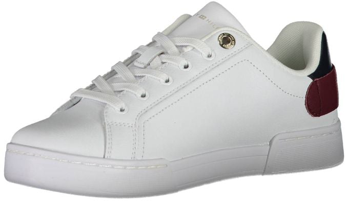 Tommy Hilfiger Bianco Polyurethane Women Sneaker Wit