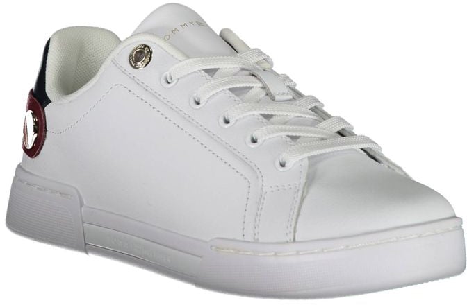 Tommy Hilfiger Bianco Polyurethane Women Sneaker Wit